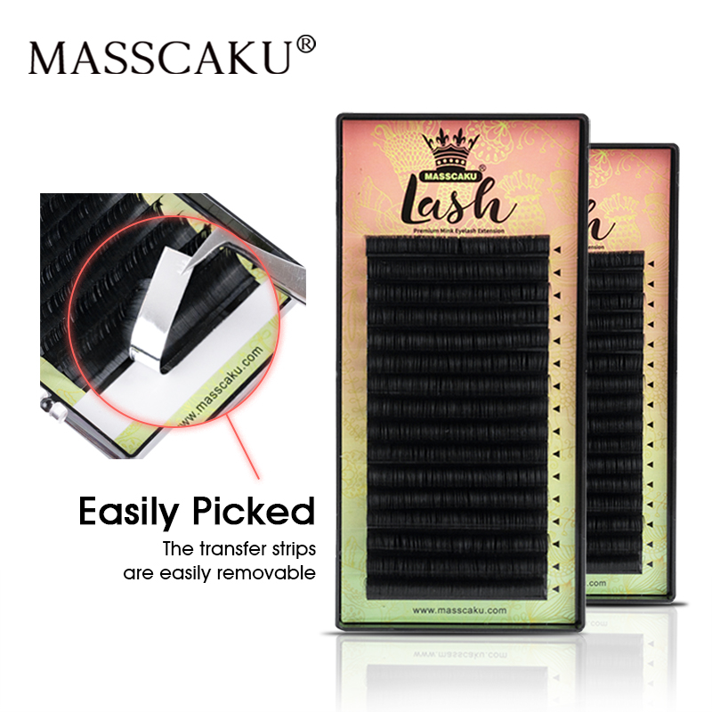 Lash Tray Organizer - رموش صناعية MASSCAKU بجميع الأحجام، صينية