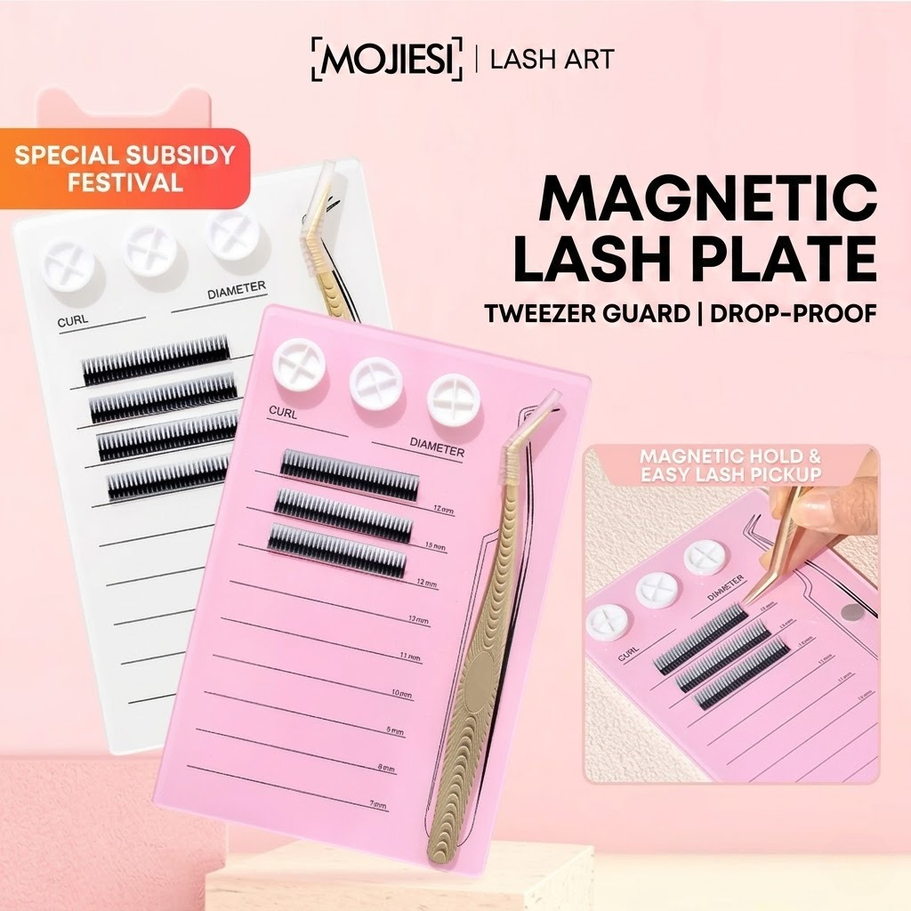 Lash Tray Organizer - حامل مغناطيسي لرموش العين الاصطناعية وعلبة