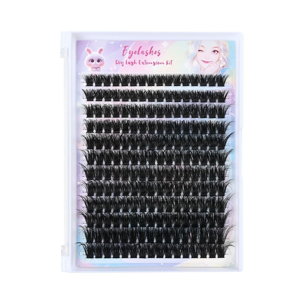 Eyelash Extension Cluster - رموش صناعية بمظهر طبيعي، مجموعة أدوات