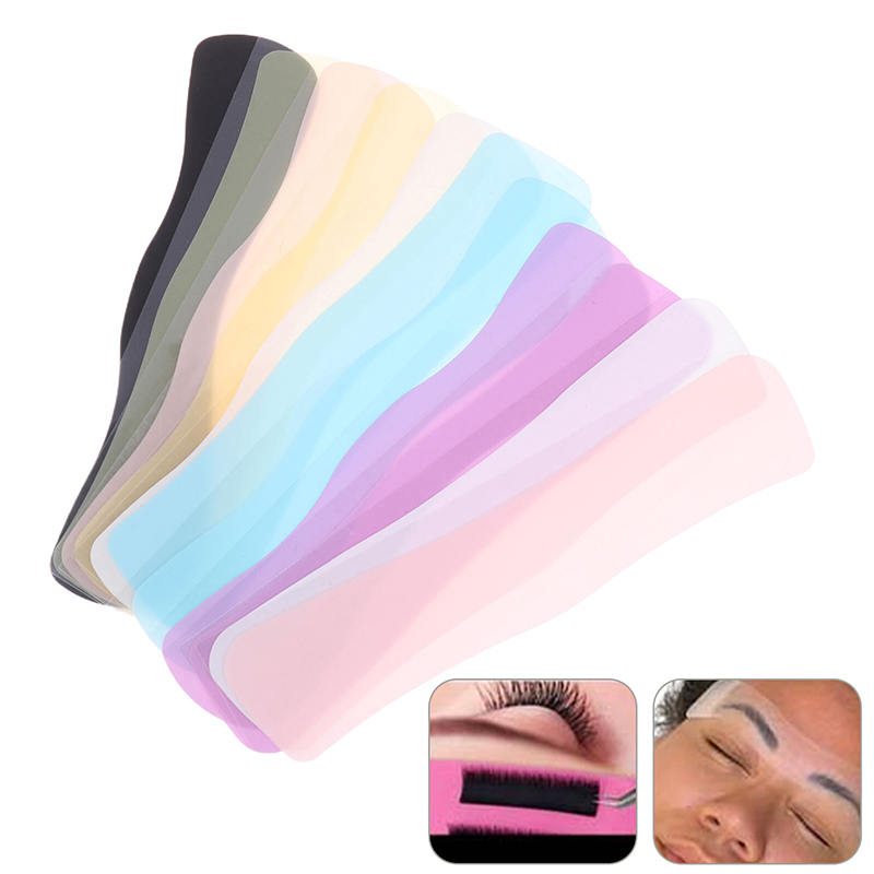 Lash Tray Organizer - 1 قطعة وسادة سيليكون للجبين لتركيب