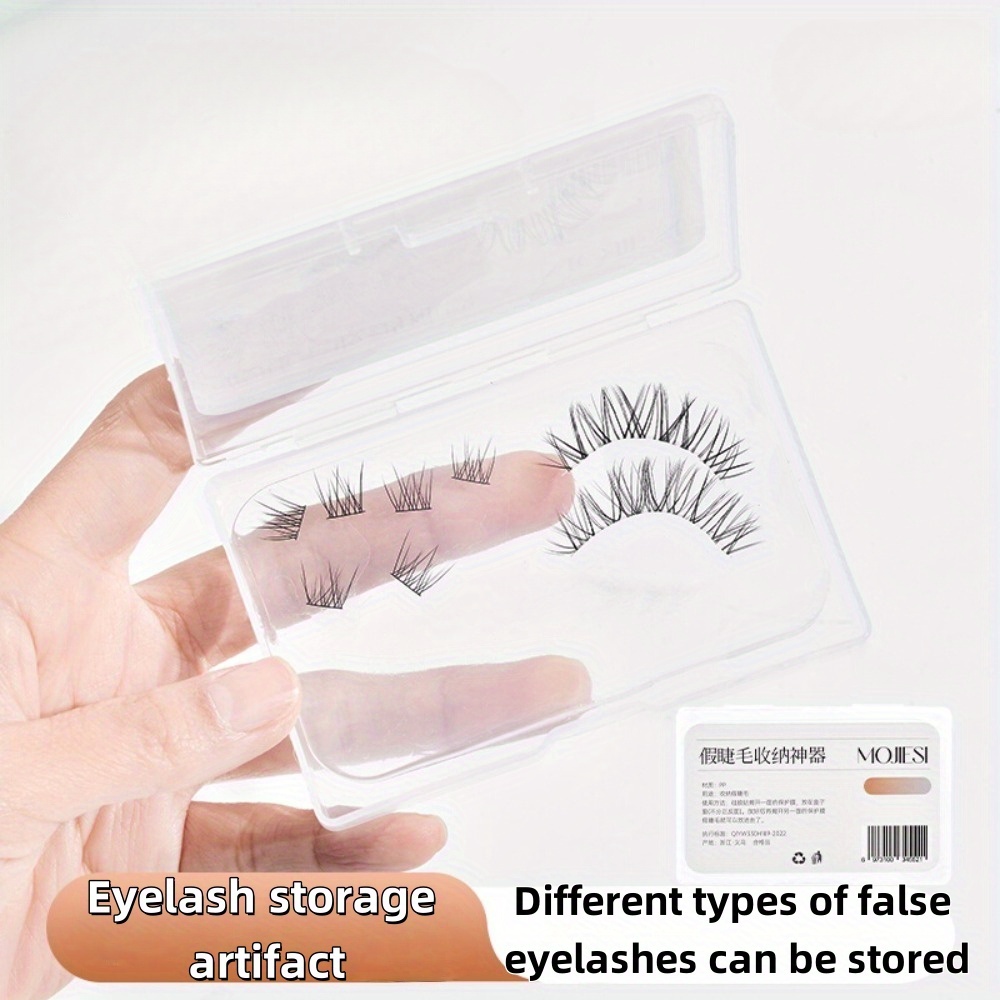 Lash Tray Organizer - صندوق تخزين محمول للرموش الصناعية، حافظة