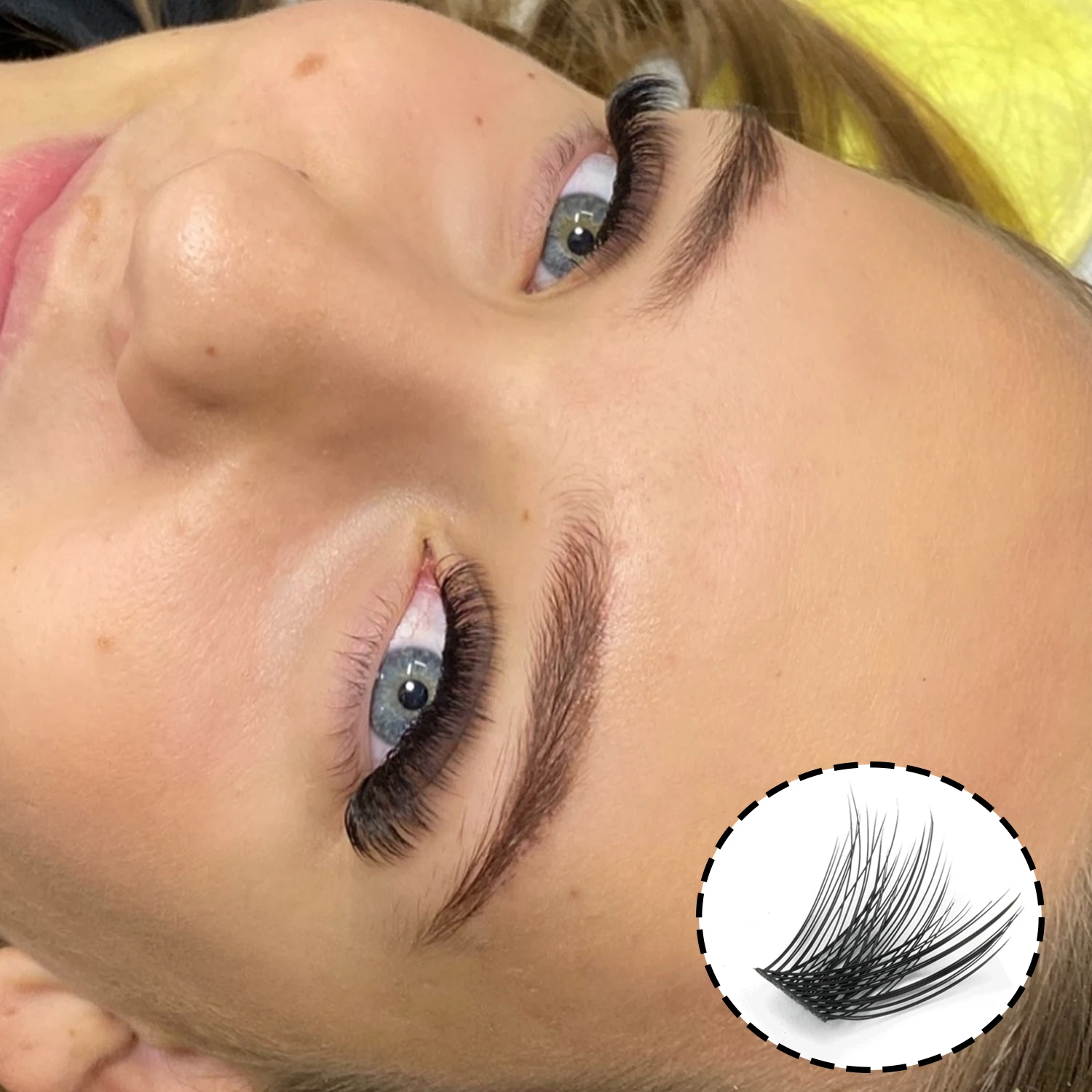 120 قطعة من الرموش الصناعية ال - مراجعة Eyelash Extension Cluster وسعره