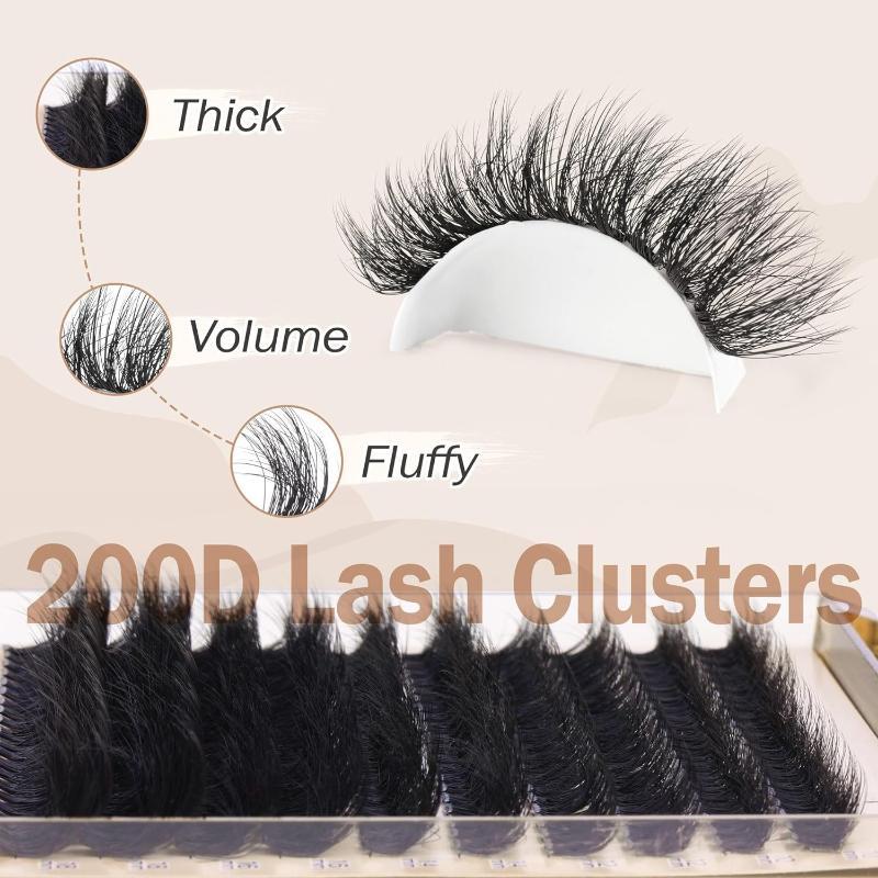 رموش كثيفة وناعمة جديدة للتركي - مراجعة Eyelash Extension Cluster وسعره