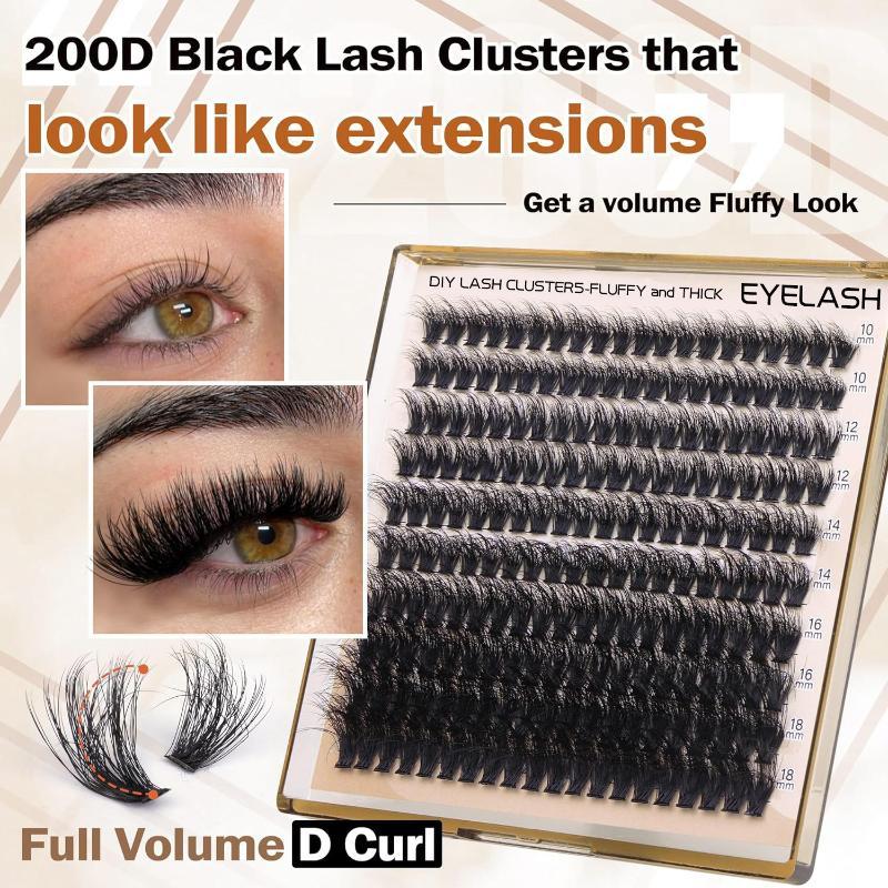رموش كثيفة وناعمة جديدة للتركي - مراجعة Eyelash Extension Cluster وسعره