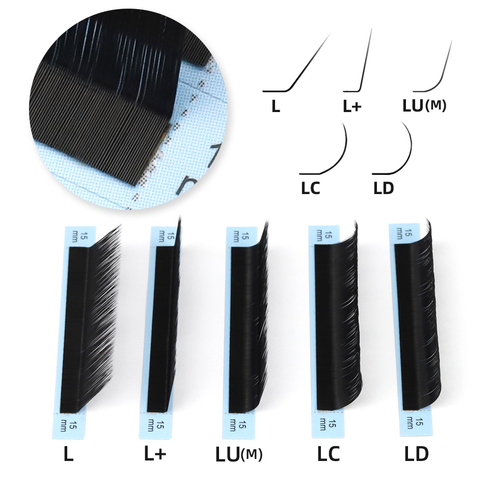 رموش لاشروجادي L L+ LC LD LU(M - مراجعة Eyelash Extension Maps وسعره