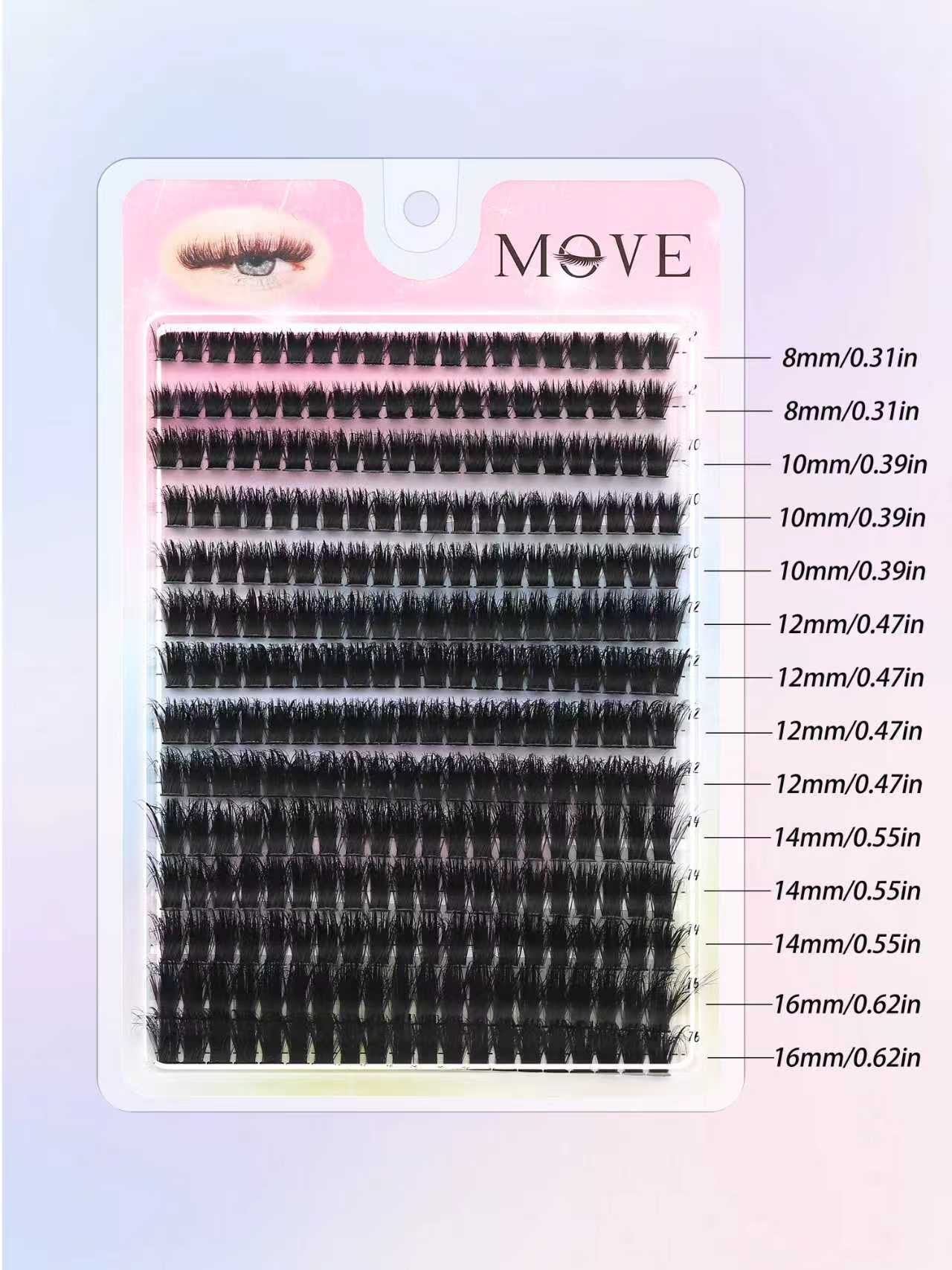 280 قطعة من الرموش المجمعة بمن - مراجعة Eyelash Extension Cluster وسعره