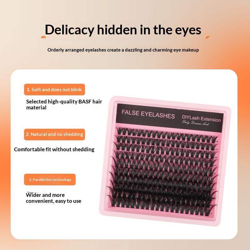 رموش كثيفة منفوشة بتجعيد D من  - مراجعة Eyelash Extension Cluster وسعره
