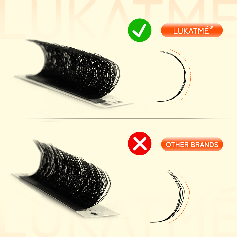 رموش LUKATME على شكل W رباعية  - مراجعة Lash Tray Organizer وسعره