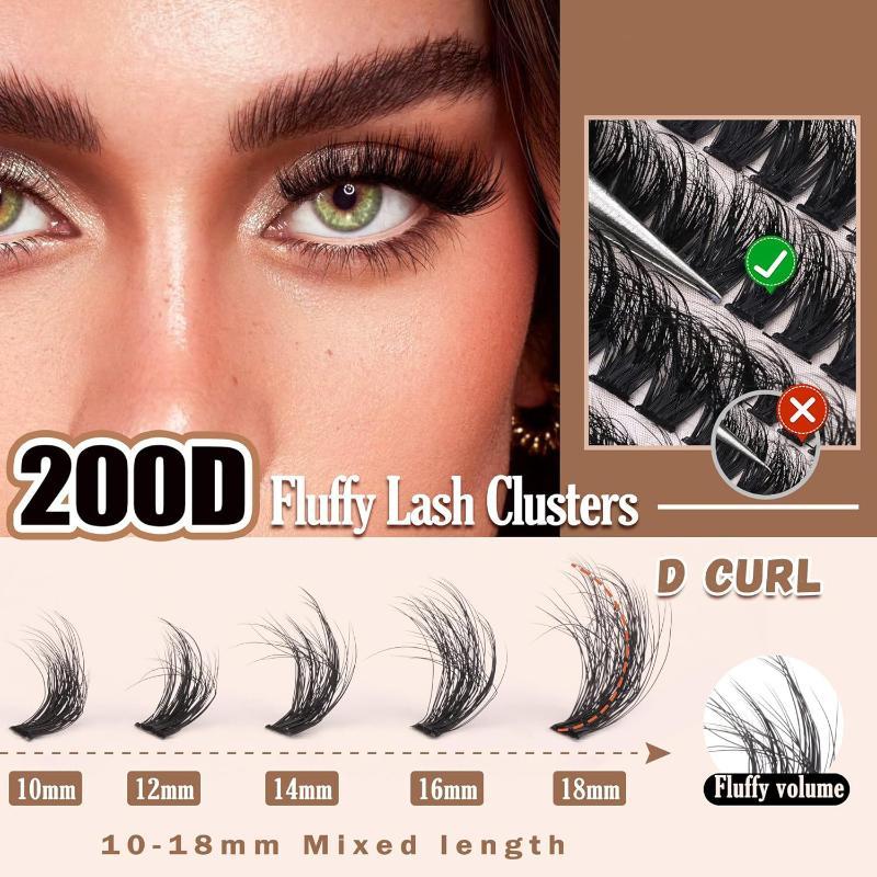 رموش كثيفة وناعمة جديدة للتركي - مراجعة Eyelash Extension Cluster وسعره
