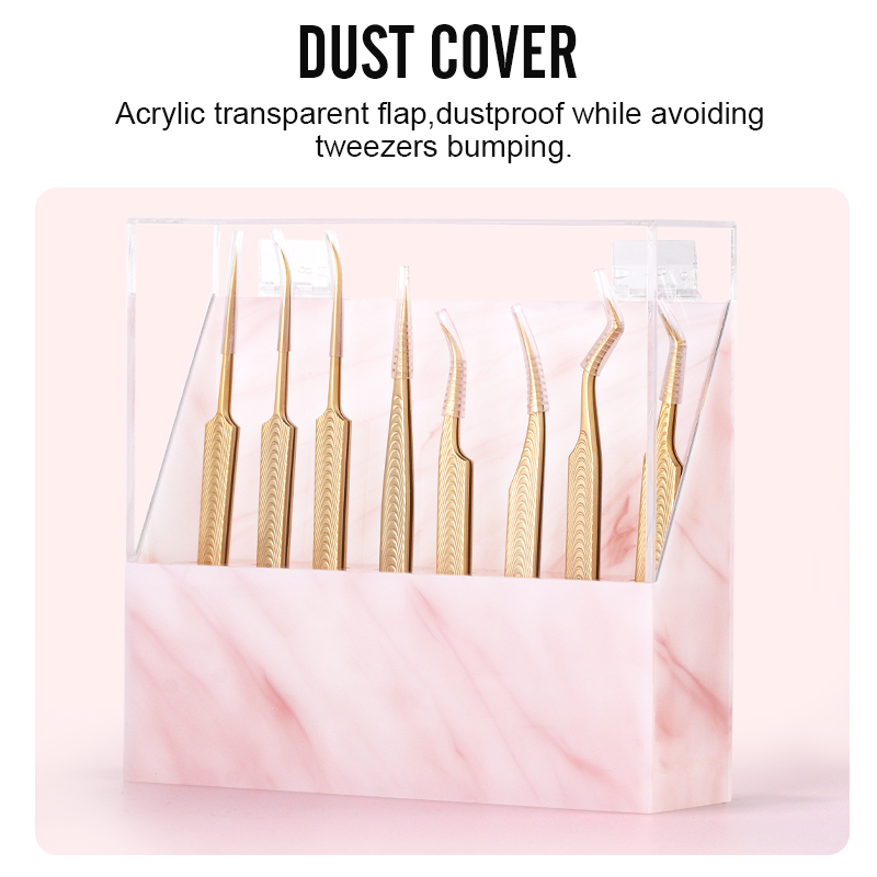 حامل ملاقط تمديد الرموش من الأ - مراجعة Lash Tray Organizer وسعره