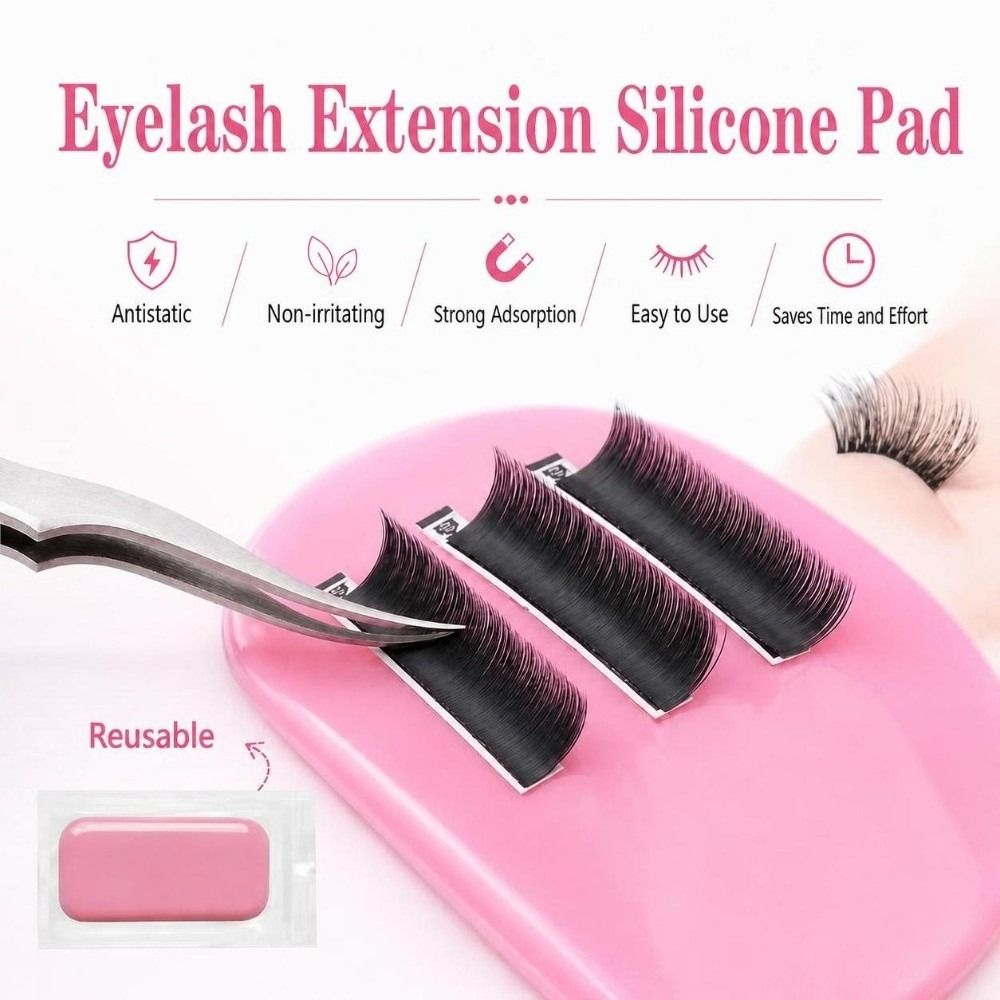 وسادة لاصقة للجبهة لتمديد الرم - مراجعة Lash Tray Organizer وسعره