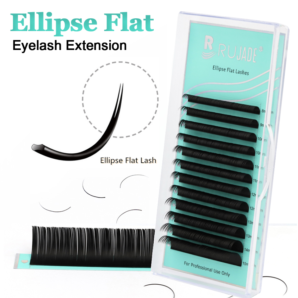 رموش RUJADE بيضاوية مسطحة للتم - مراجعة Lash Tray Organizer وسعره