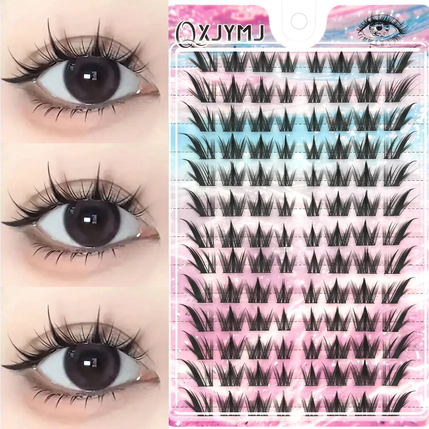 156 قطعة رموش صناعية منفوشة ور - مراجعة Eyelash Extension Cluster وسعره