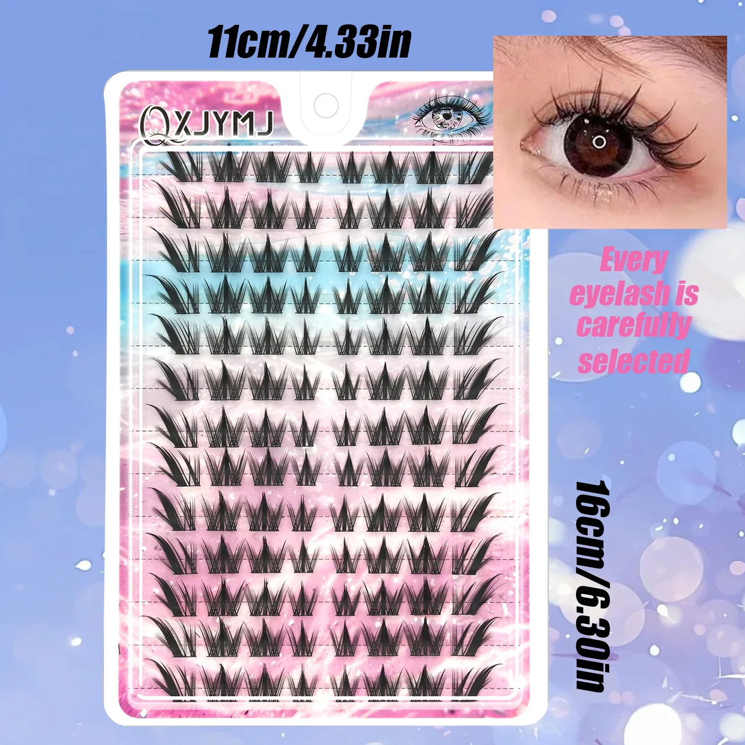 156 قطعة رموش صناعية منفوشة ور - مراجعة Eyelash Extension Cluster وسعره